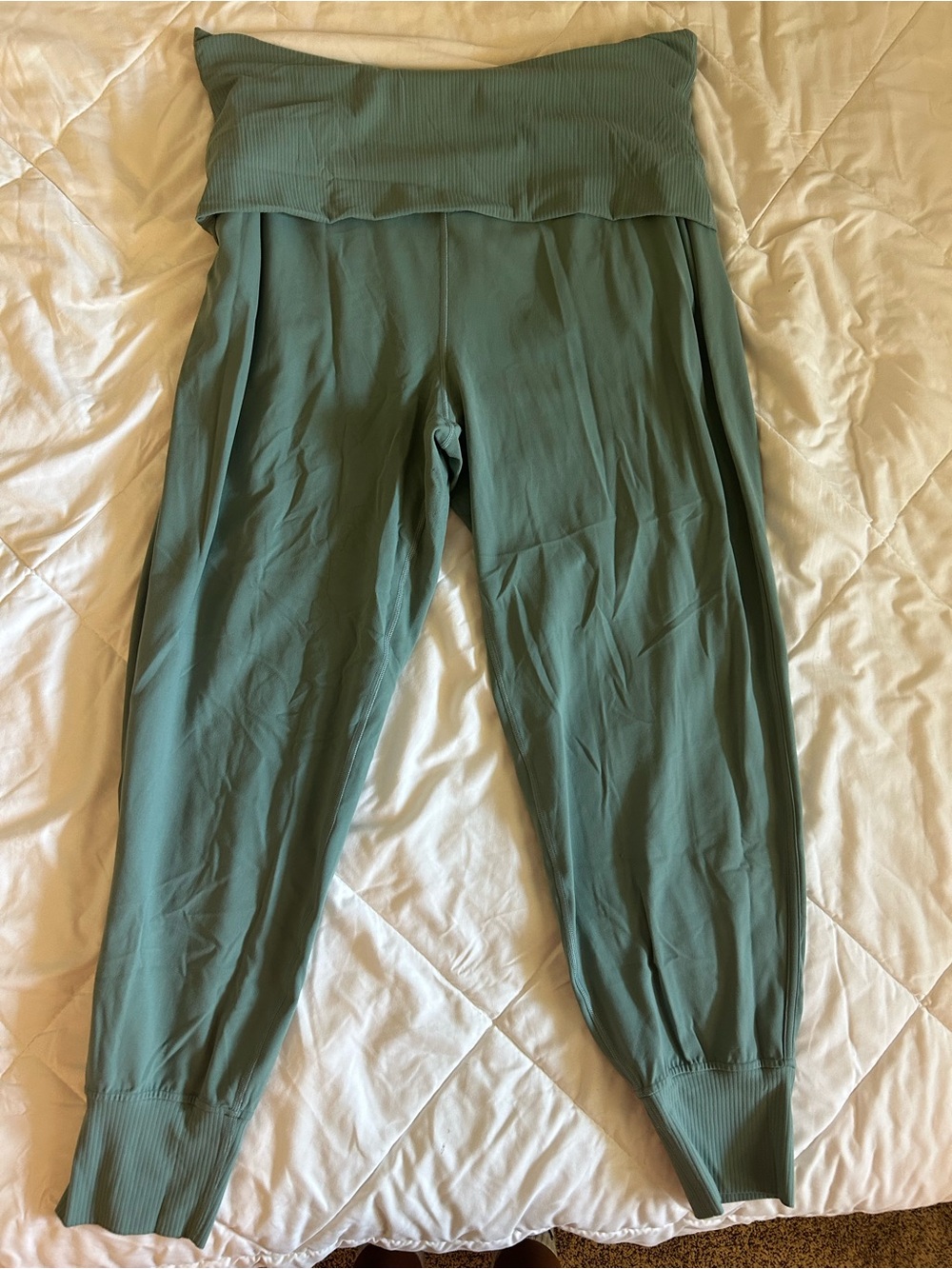 Lululemon align super high rise ribbed fold over waist